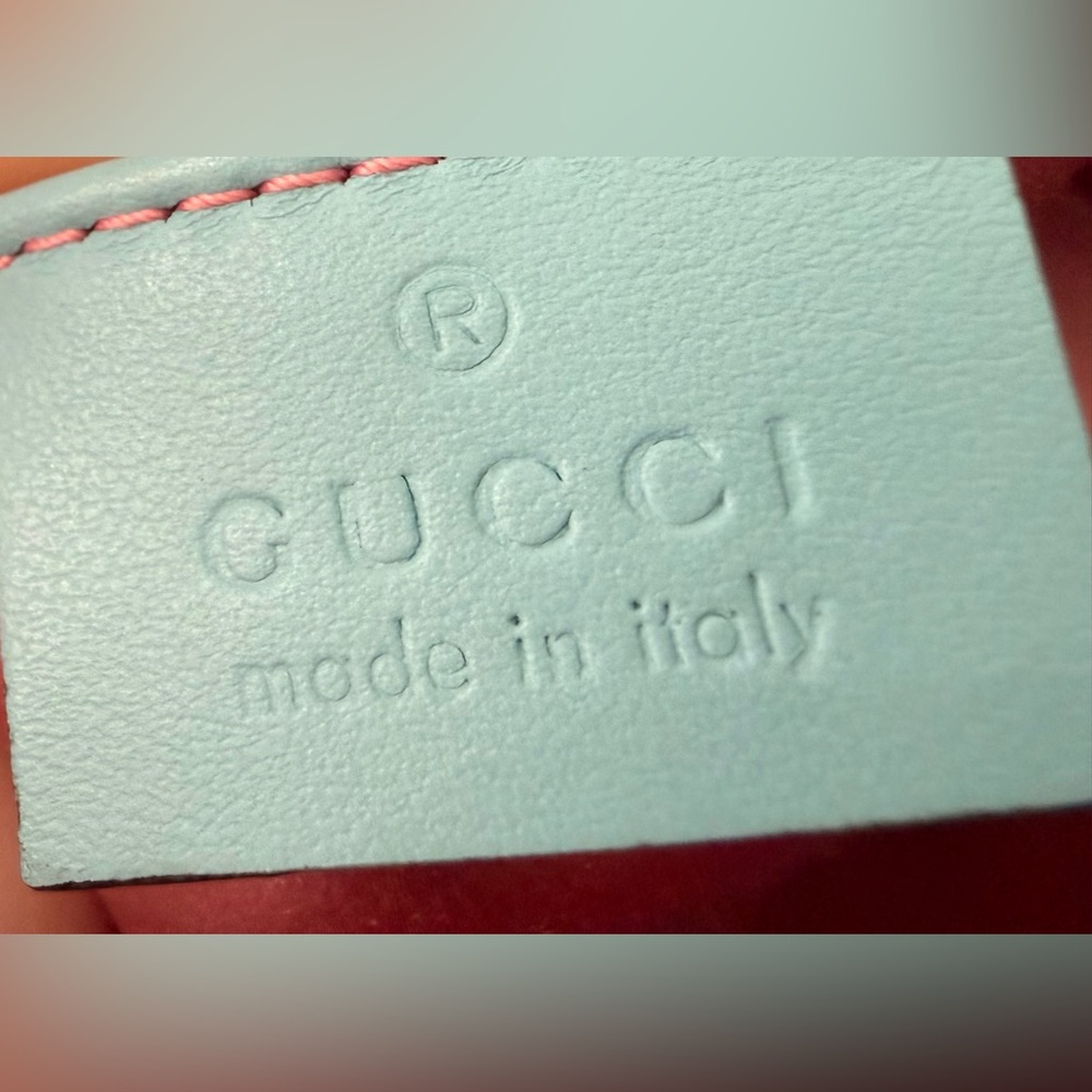 Gucci x Unskilled Worker GG Marmont Matelasse Calfskin Flora Crossbody - Picture 13 of 15